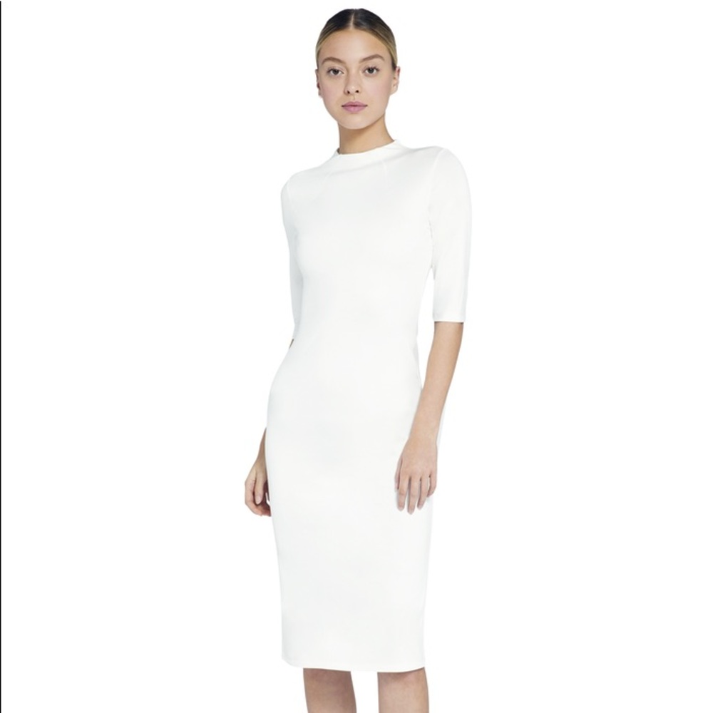 New $295 Alice and Olivia Delora White Dress